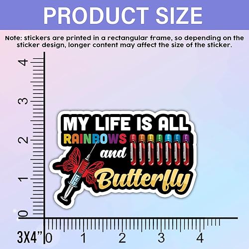 Miniatura 7 de SODAVA Calcomanías de ciencia de laboratorio médico, calcomanías de la semana del laboratorio feliz, calcomanías de la semana del laboratorio,