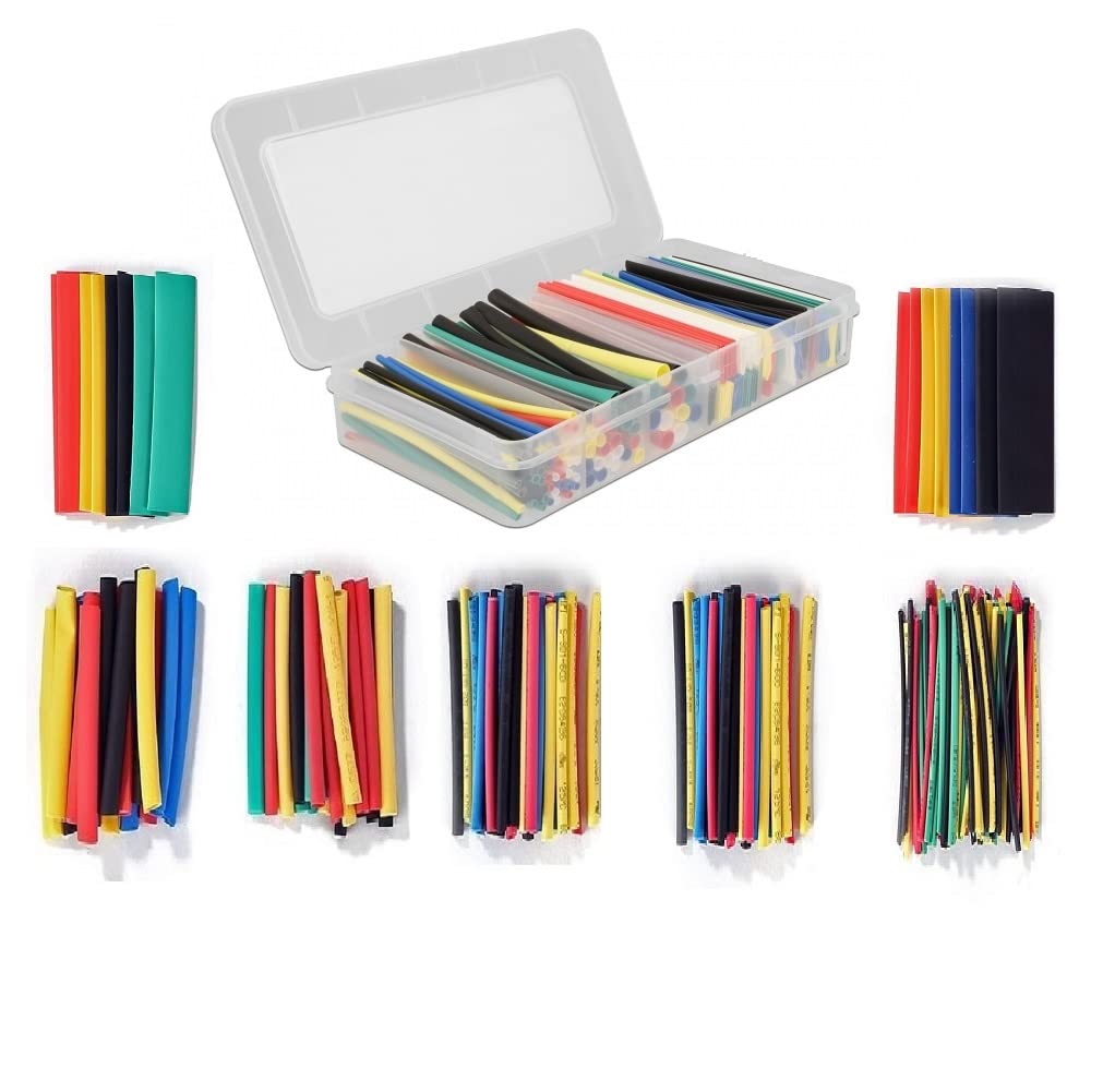 ART IFACT Box of 201 Pieces Assorted Polyolefin Heat Shrink Tube for DIY Projects Mobile Phone Charger, Electrical Wires, USB C-Type Cables (B09P7HLSV4) Amazon Price History, Amazon Price Tracker