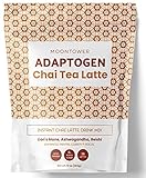 Moontower Chai Tea Latte Powder – Chai Latte Powder Mix with Lions Mane, Reishi, and Ashwagandha, Mu