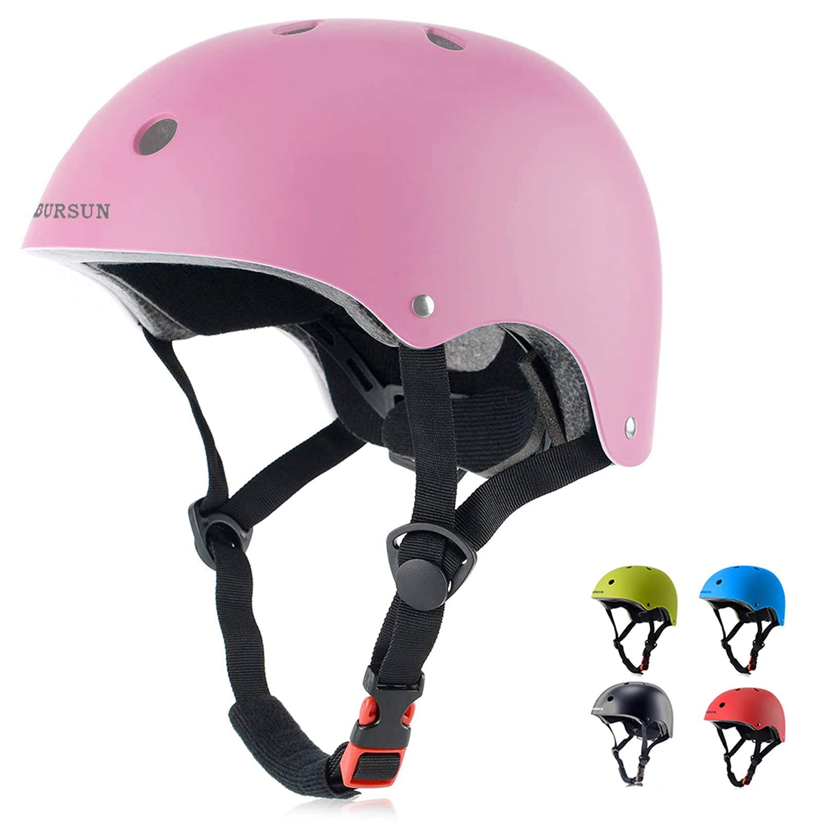 Kids Bike Helmet Ventilation Adjustable Toddler Helmet for Ages 2-14 Kids Boys Girls Multi-Sport Helmet for Skateboard Roller