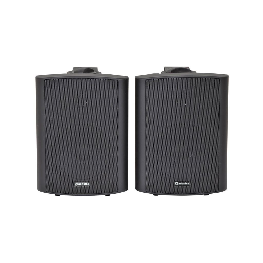 Adastra Black 5" Wall Mount Speakers, (Pair) - 100.905Uk