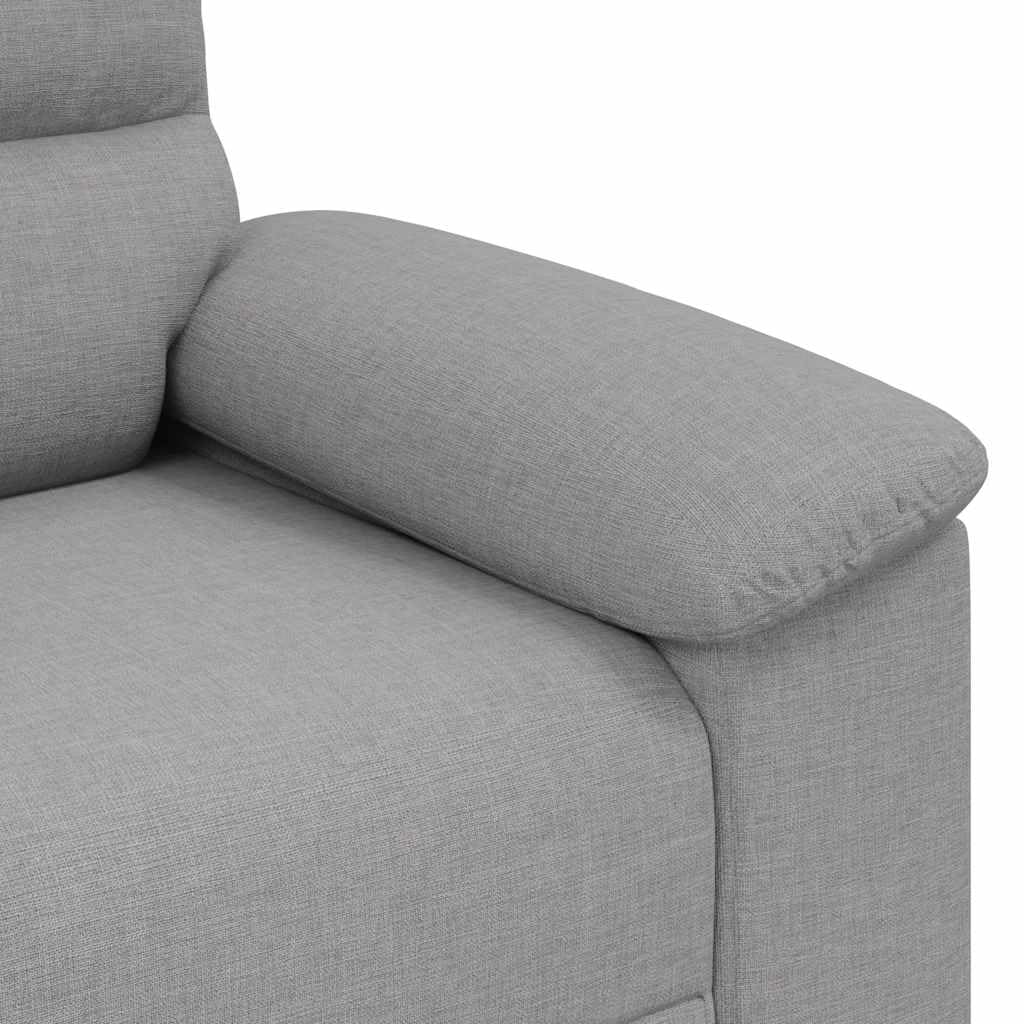 vidaXL 2-Sitzer-Sofa Wolkengrau 180x81x84 cm Stoff