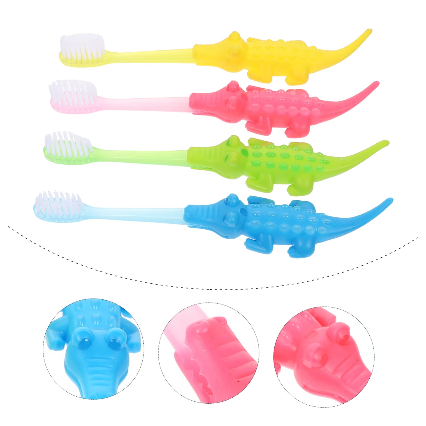 PACKOVE 24pezzi Spazzolini Da Denti Per Ragazzo Ragazza Con Setole Morbide Spazzolini Colorati Per La Pulizia Dei Denti Dei Piccoli Anni