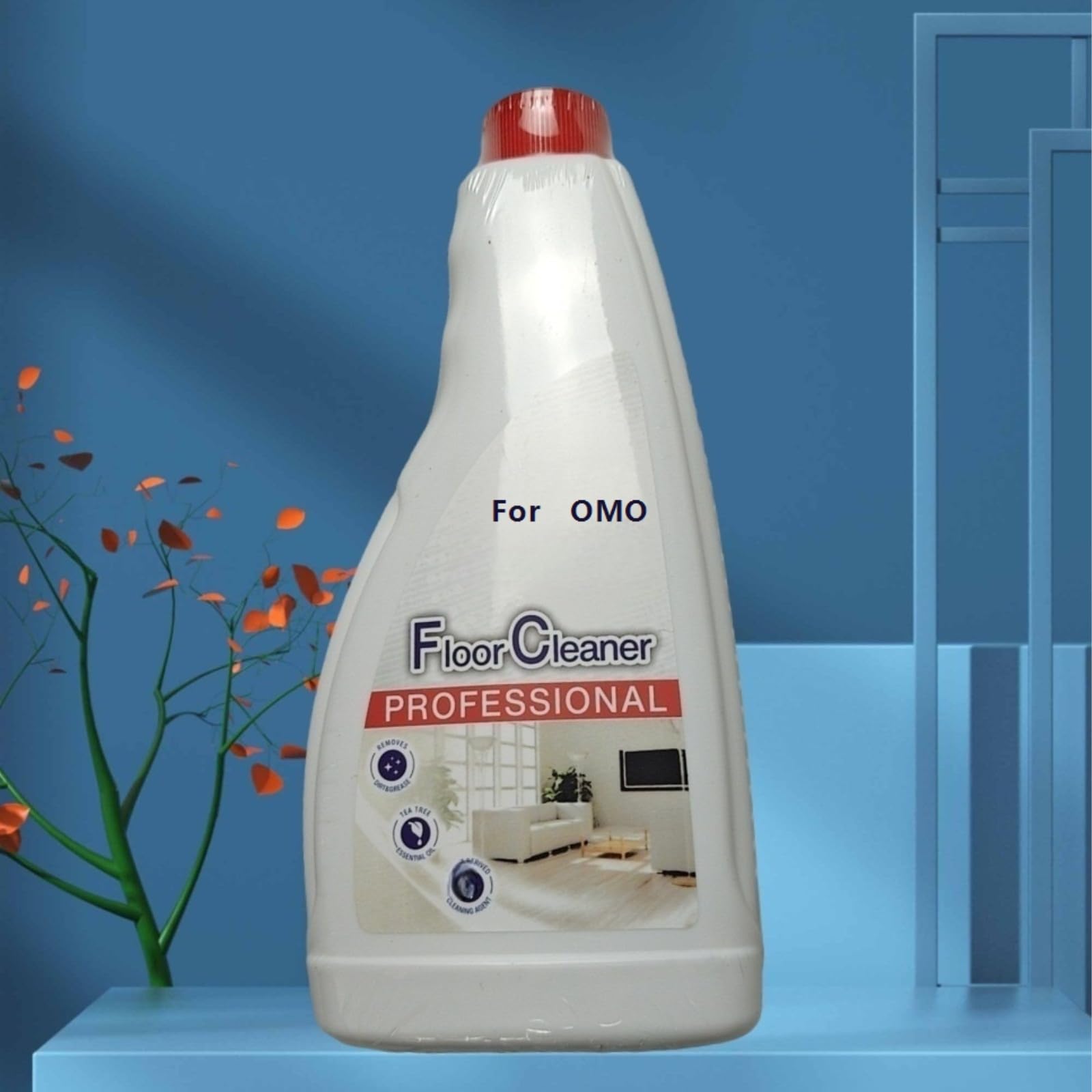 Solución de limpieza de pisos。 Compatible para Roborock S5/S6/S7/Series 。 480ML(16.23fl oz)。 Líquido limpiador de suelos, accesorios para barredoras(4pcs)