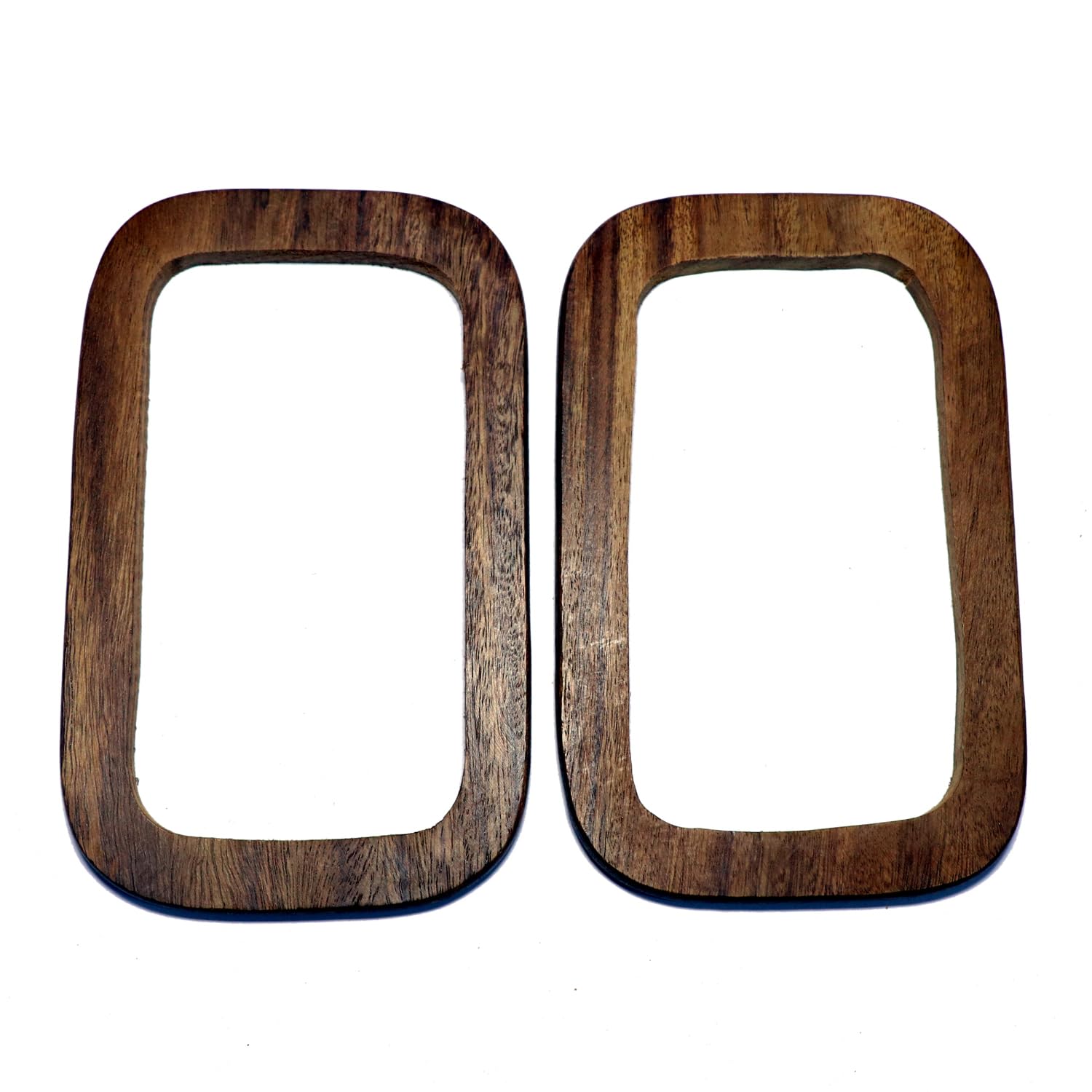 TOREX� | Wooden Bag Handle 1 Pair for Macrame Purse, Bag, DIY Art and Craft (Rectangle (About 3.76 inch, Inner Size 2.75 inch, 8mm Diameter)) (B0CBSB48T5) Amazon Price History, Amazon Price Tracker