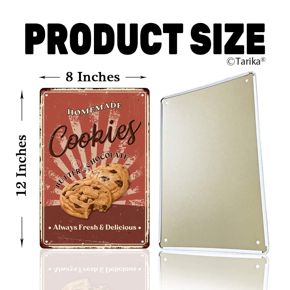 クッキーページ Amazon.com: Tarika Homemade Cookies Tin Signs,Butter Cookie and