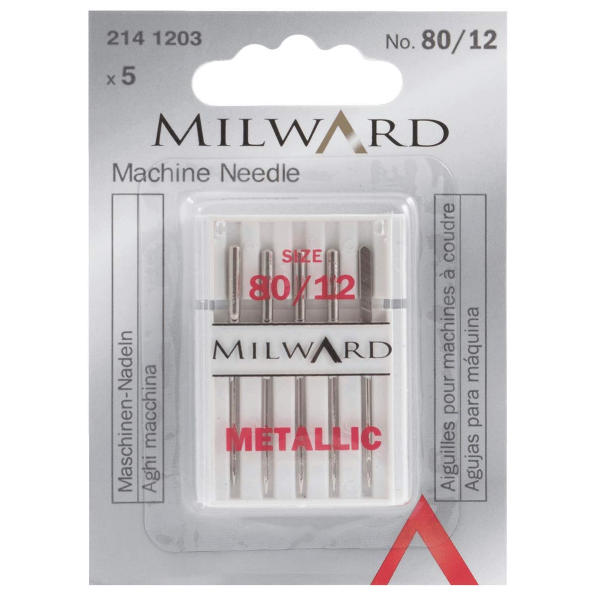 Metalfil Sewing Machine Needles, 80/12