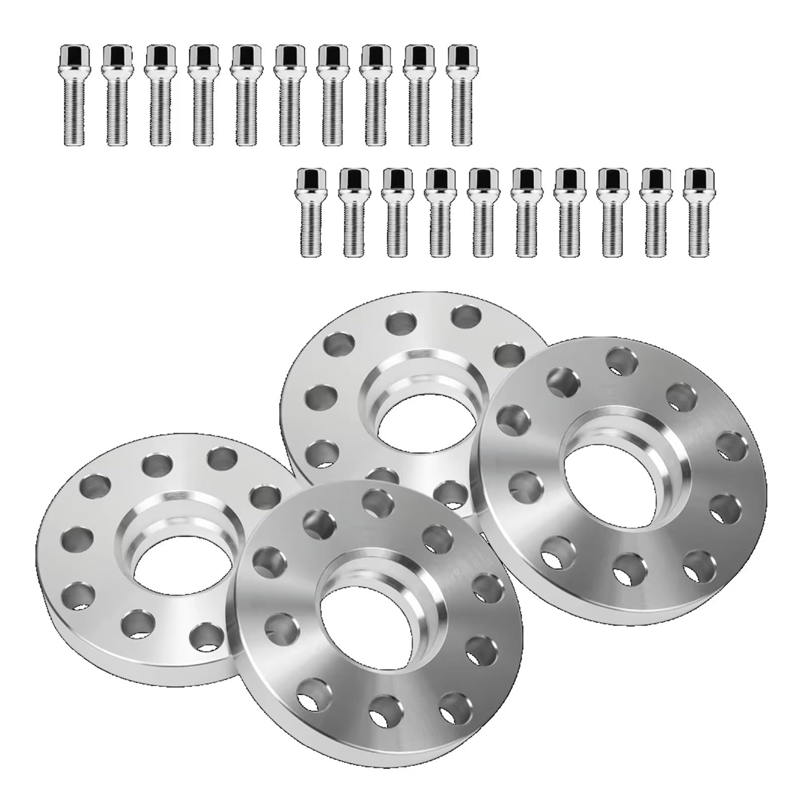 Separadores Ruedas Para VW Para Golf 2x1 5mm/2x20mm Espaciadores De Rueda Centrados Y Pernos 57.1mm 5x10 0/5x112mm Espaciador De Rueda