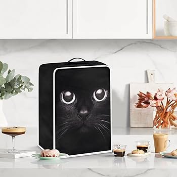 Copertura Antispruzzo Per Macchina Del Pane - Protegge Da Polvere E Grassi, Lavabile, Nero