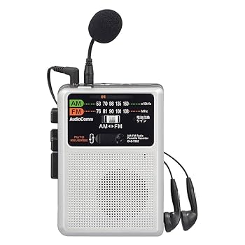 カセットテープ録音再生!ラジオも聴ける1台2役 Amazon.co.jp: オーム(OHM) 電機AudioComm ラジカセ ラジオ