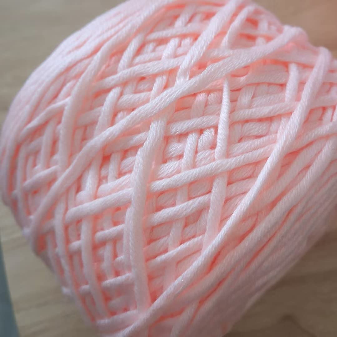 Nici do szydełkowania， Zestaw 6 x 458 g motków włóczki, mocna wytrzymałość, możliwość prania, 400 m na motku(C,458g/roll)