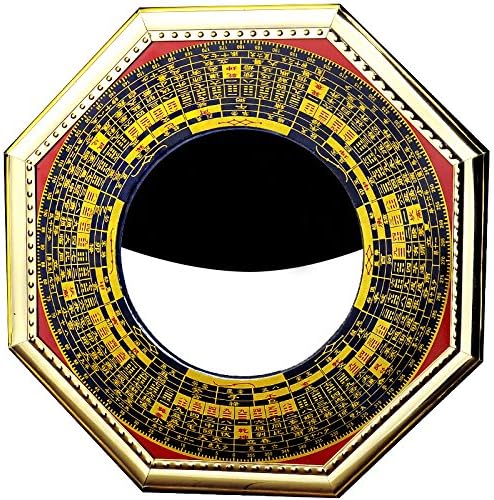 Miniatura 5 de Better us Chino Feng Shui Convexo Bagua Espejo Madera Fengshui ba Gua Espejos (Medio)