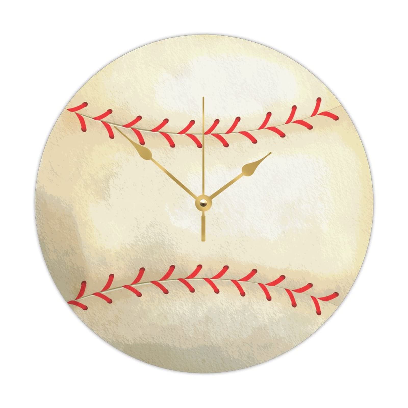 Horloge murale ronde en bois motif renne pour embellir un mur vide