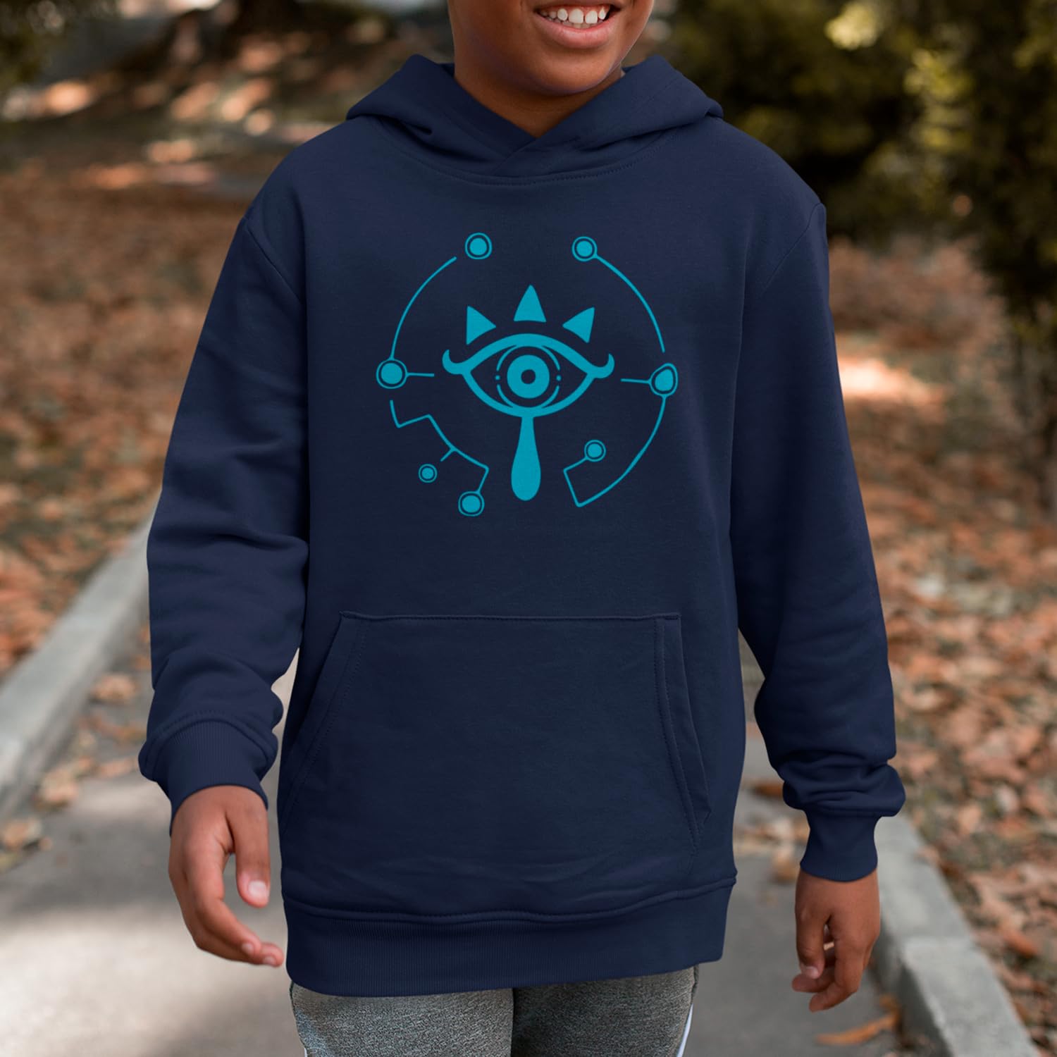 SMARTYPANTS Sheikah Eye Symbol Legend of Zelda Sudadera con capucha fanáticos videojuegos aliento salvaje