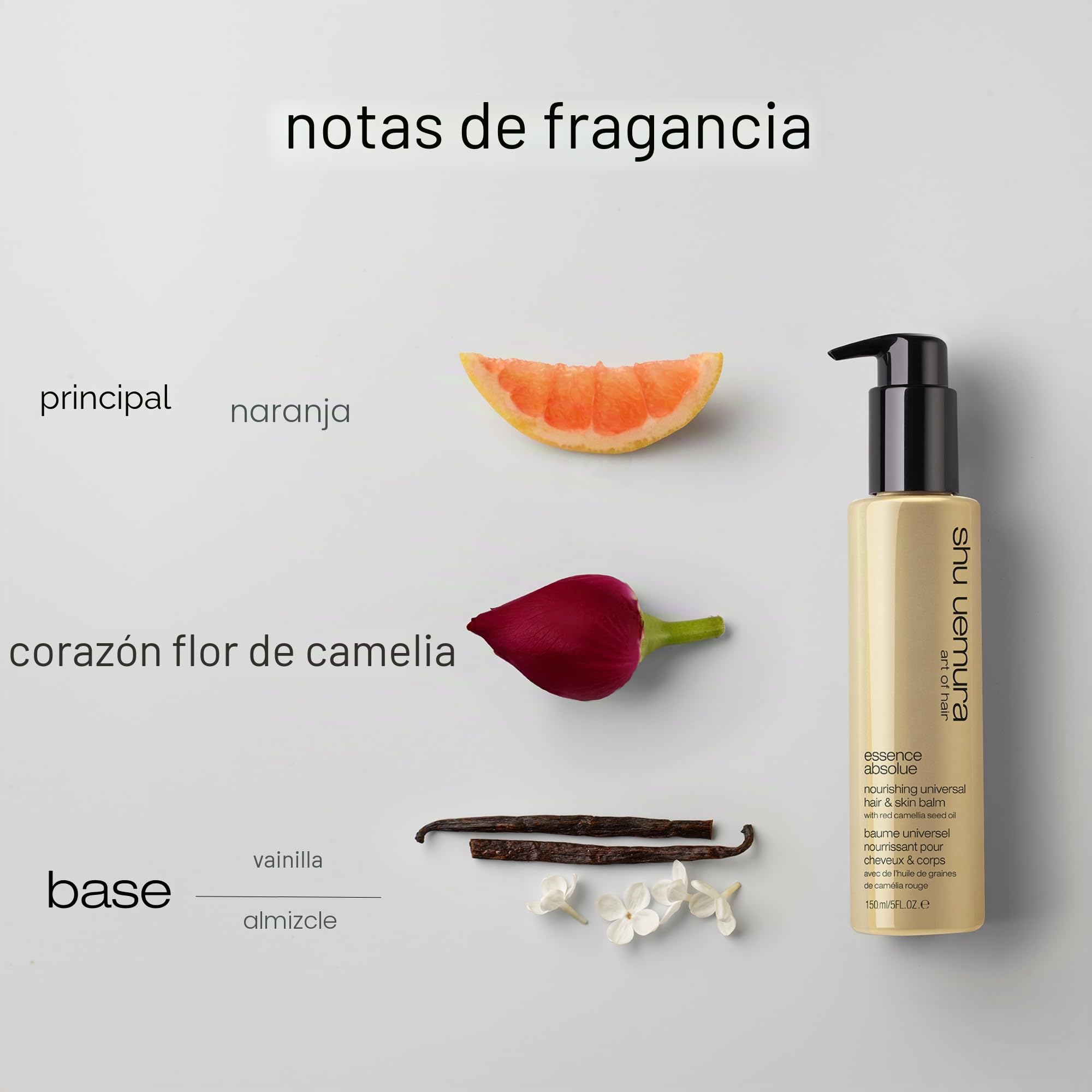 Shu Uemura, Bálsamo Universal Essence Absolue, Para todo tipo de cabello, Con Aceite de Camelia Roja, Nutre, Suaviza y Revitaliza, 150 ml