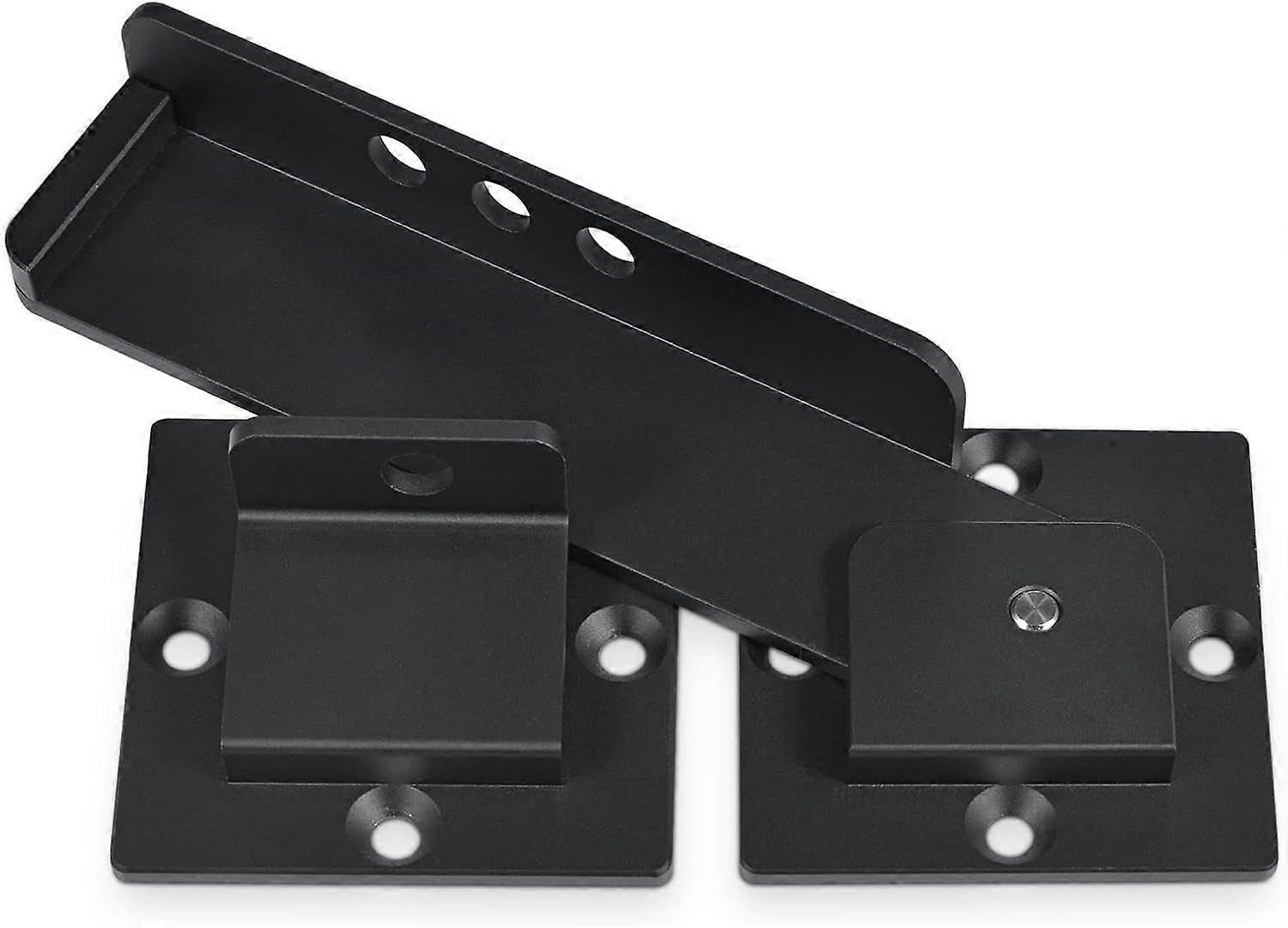 Joyhappst Image Color 7.5" Flip Gate Latch Lock With Padlock Hole, 4Mm Heavy Duty Aluminum Alloy