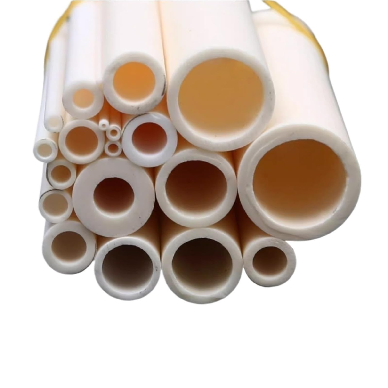 Tonerde-Keramik-Rohr, Weißes 99-Aluminiumoxid-Keramik-Hohlrohr, Länge 100 mm, einzelne Bohrung, bearbeitbares Keramikrohr, 1 Stück(18X25X100mm)