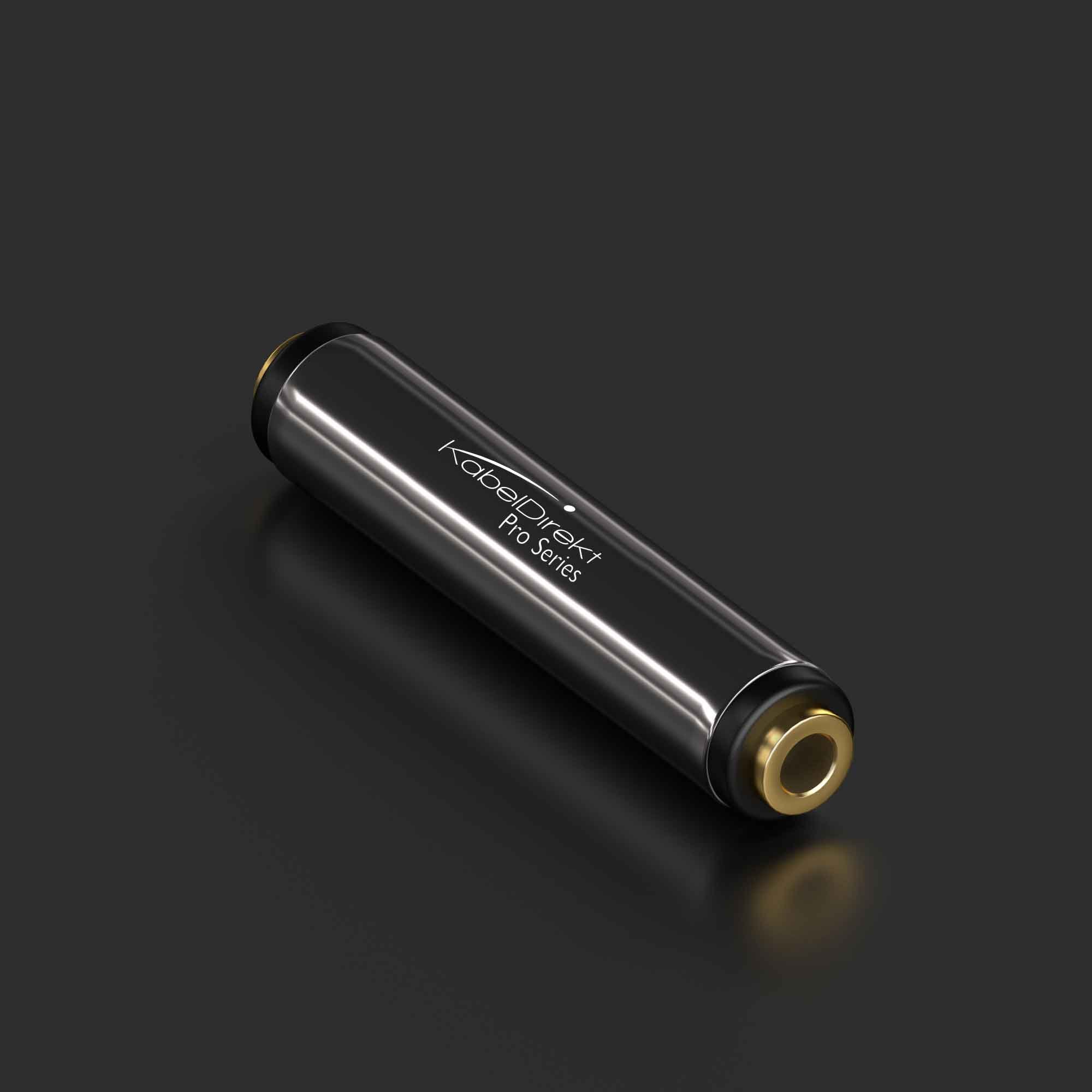 KabelDirekt – Adapter jack audio stereo (adapter 3,5 mm, adapter AUX) – PRO Series
