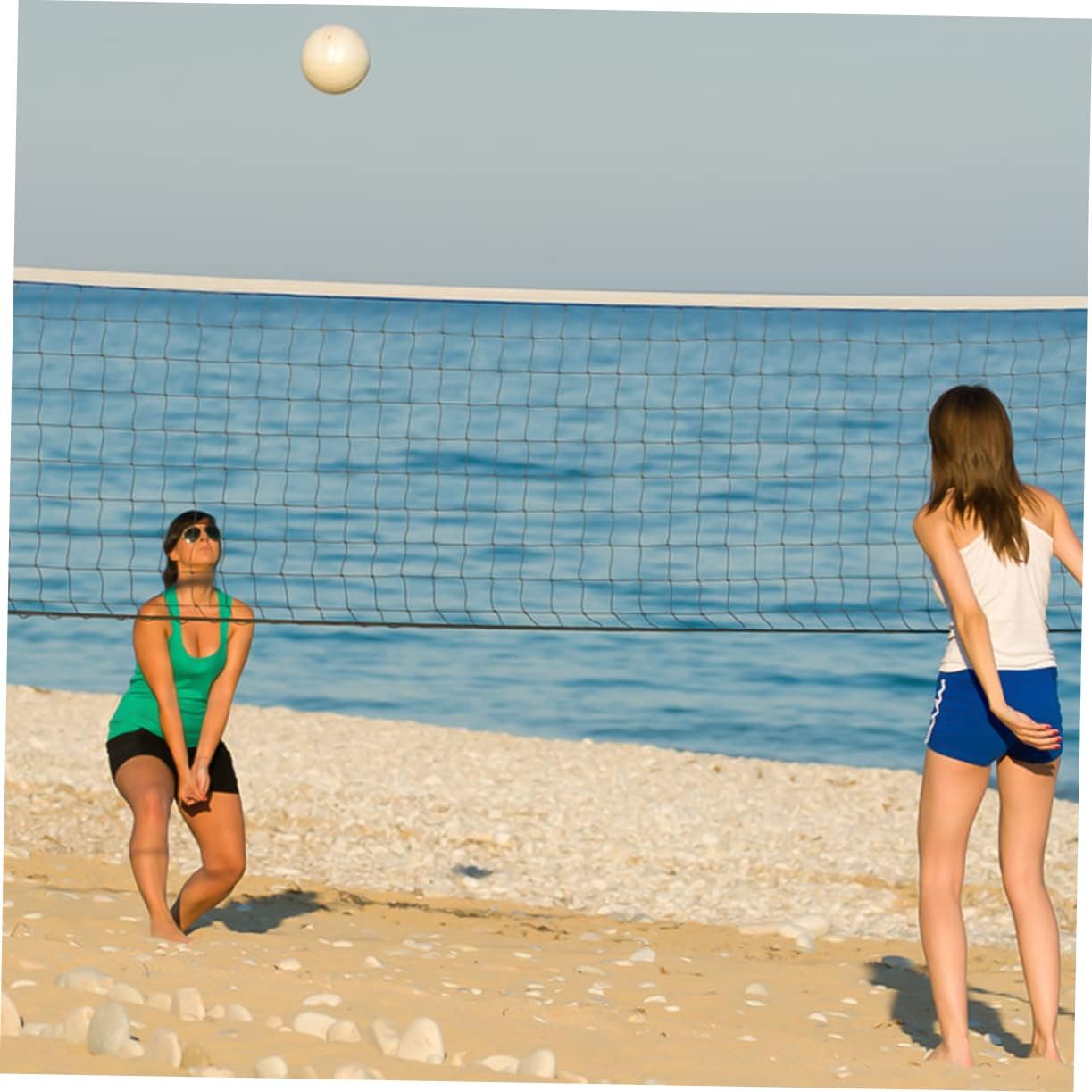 Standard Volleyball Net for Practice and Competition Durable Pe Material Lightweight Portable for Indoor and Outdoor Use Easy Installation Volleyball Replacement Net