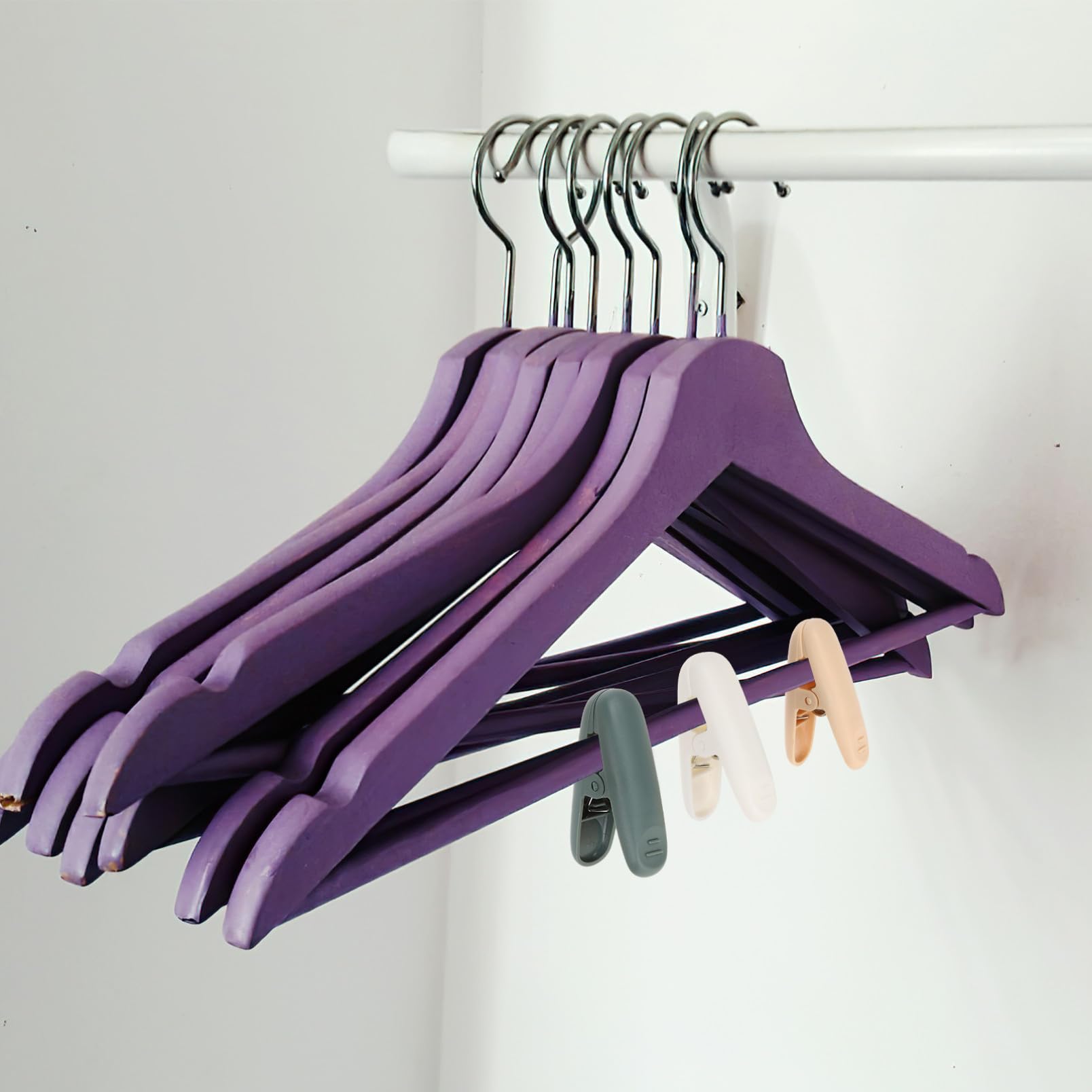 Zerodeko 45pezzi Mollette Antivento Plastica Per Bucato Clip Multiuso Per Asciugare Biancheria Per Interni Ed Esterni Di Colori