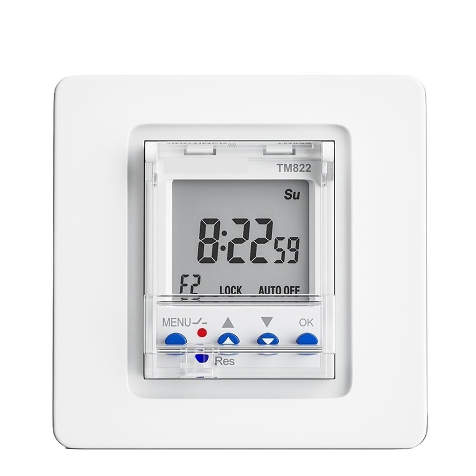 1PCS Two Groups Relay Output Separate 7 Days Weekly Programmable 2 Channels Timer Switch Time Min. 1 Second Interval Clock(85-265VAC)