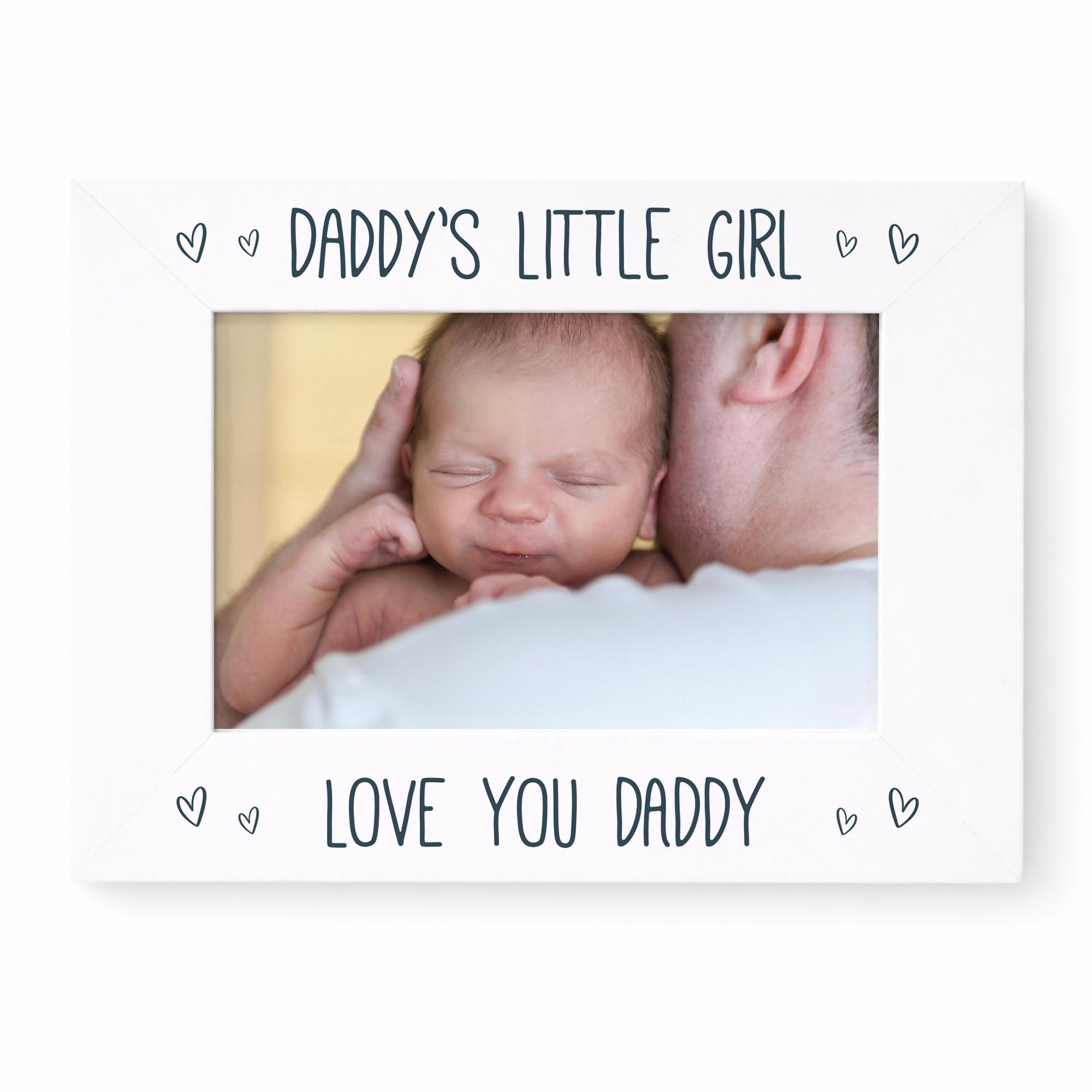 RED OCEAN Daddys Little Girl Gift For Birthday Fathers Day Photo Frame Gifts For Daddy From Daughter Thank You Gift Love You Daughter Keepsake