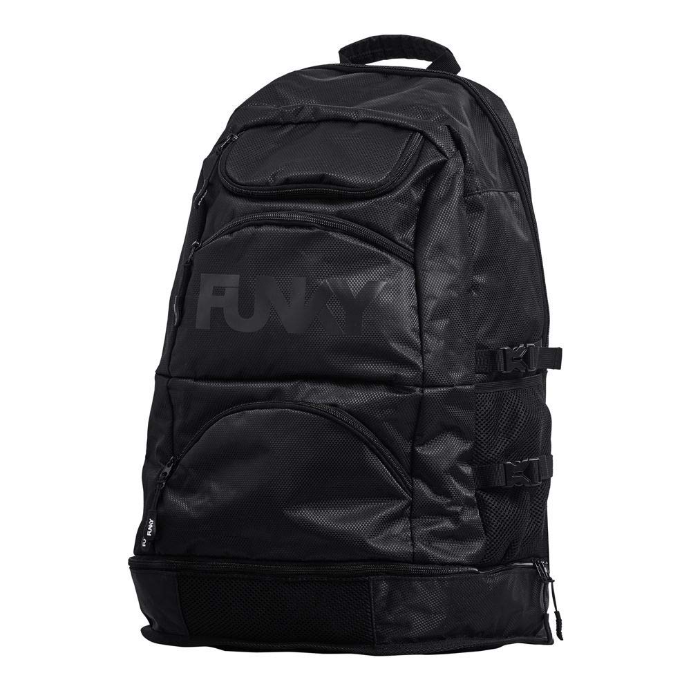 Funky Trunks Back To Black Expandable Elite Squad Backpack, Black