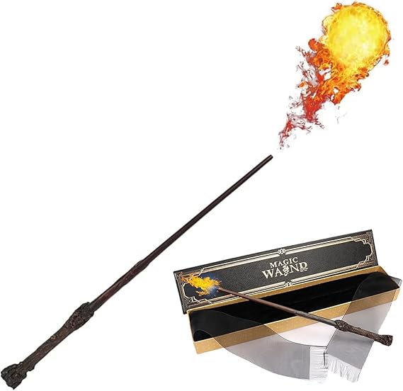 BWAVES Fireball Wand Magic Wand Fire Wand, Wizard Wand That Shoots