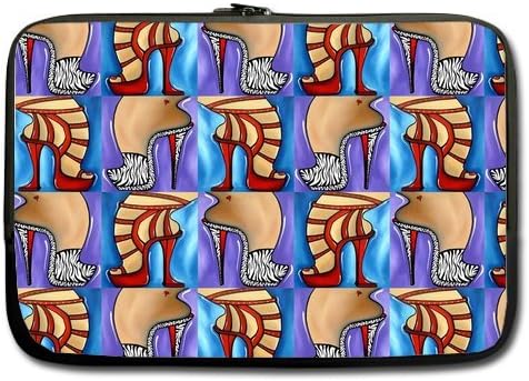 Fitwell Adorable Neoprene Sleeve for MacBook Pro 13 Inch High Heel Worship High-heeled Boots