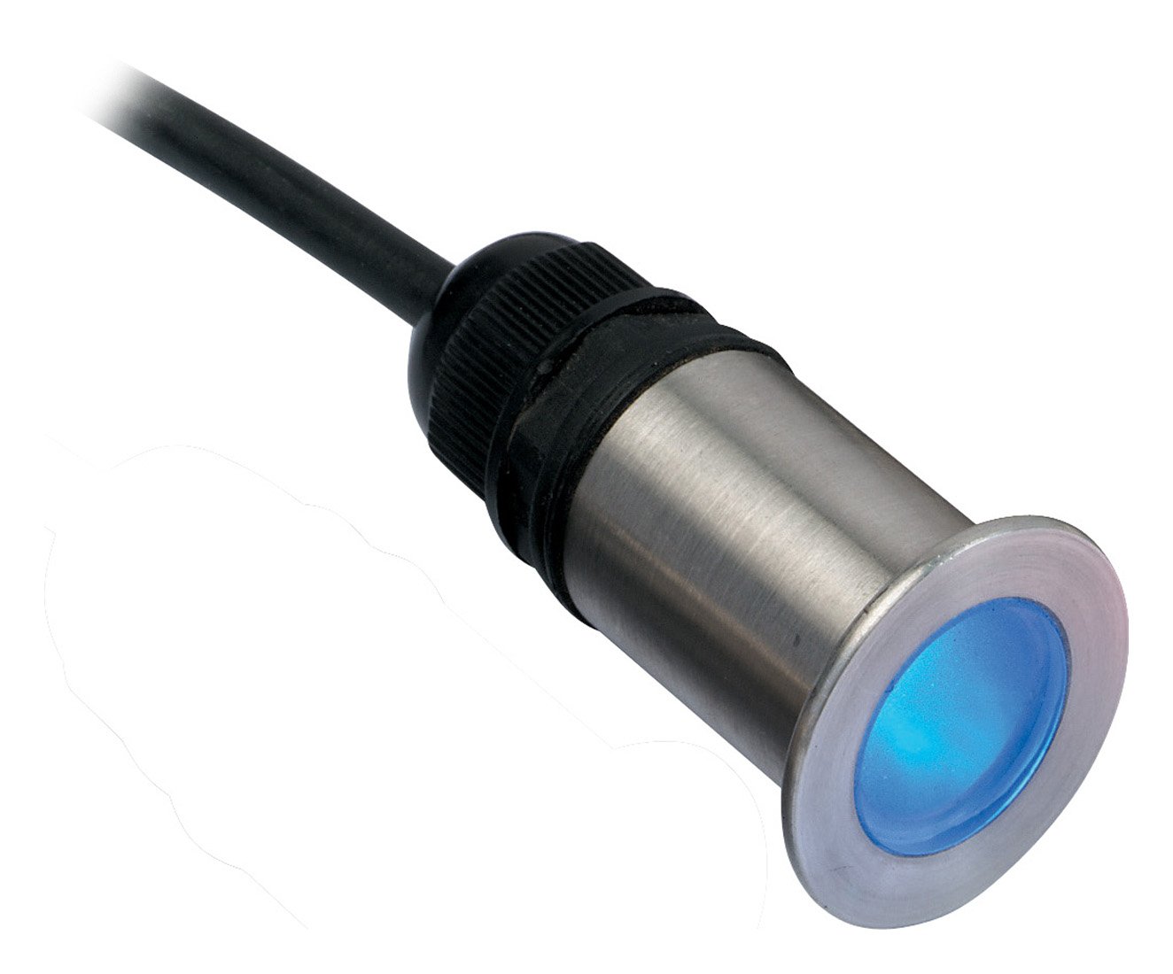 Firstlight Products Blue Led's Firstlight 0.3 Watt/ 4 X Ip67 Led Mini Walkover Stainless Steel With Led's, Blue