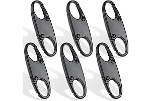 Unleash Versatility with Our 6-Piece Carabiner Clip Set: Perfect for Outdoor Adventures and Daily Use
