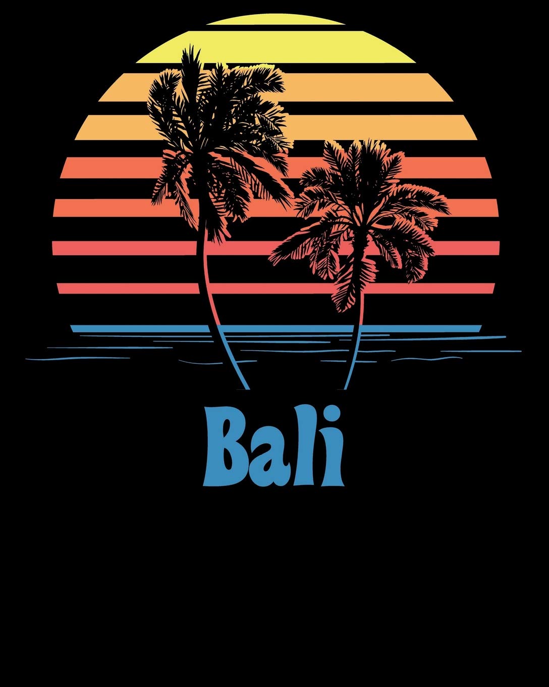 Bali: Beach Vacation Travel Planner and Journal (8 x 10)