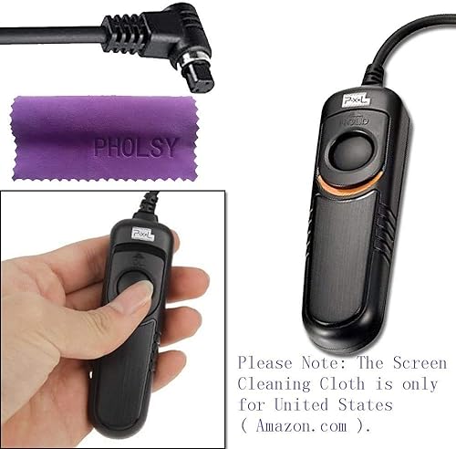 Miniatura 15 de Pixel Cable de liberación de obturador remoto DC0 compatible con Nikon Z8 Z9 D3 D4 D5 D6 D800 D850 D810 D700 D500 D300 D200 F6 F100 F5 F90X F90 N90s