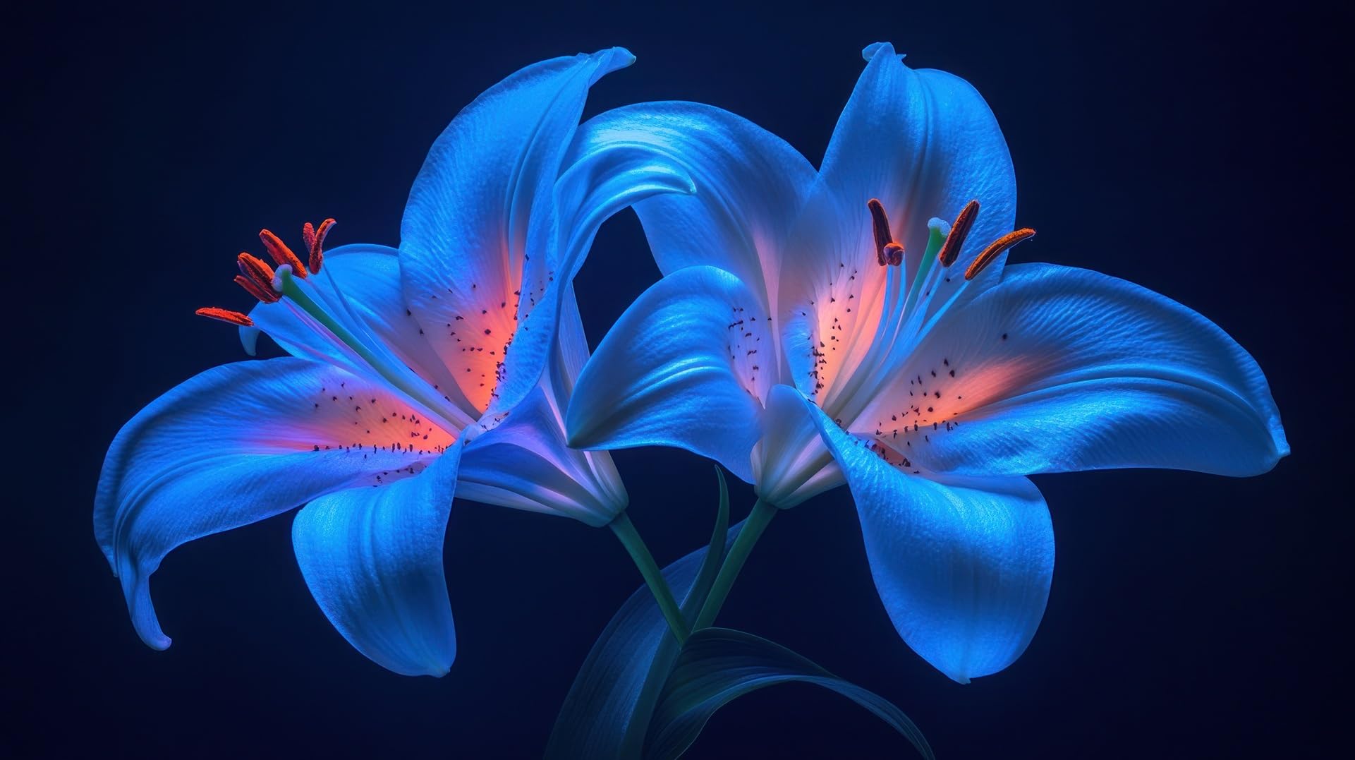 Electric Blue Spider Lily Bulb