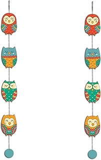 Artvibes Cute Owls Decorative MDF Wooden Wall Art for Home | Art For Wall | Door Decoration Items | Paintings For Wall | A... Price In India