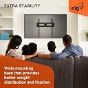 ELG TV Wall Mount| Heavy Duty LCD Wall Stand | Flat and Curved Panel LED Wall Mount| Universal Fixed Stand| VESA 600x400mm|Suitable for 40 to 86 Inches| Holds Upto 50Kg| FIX600 gallery image