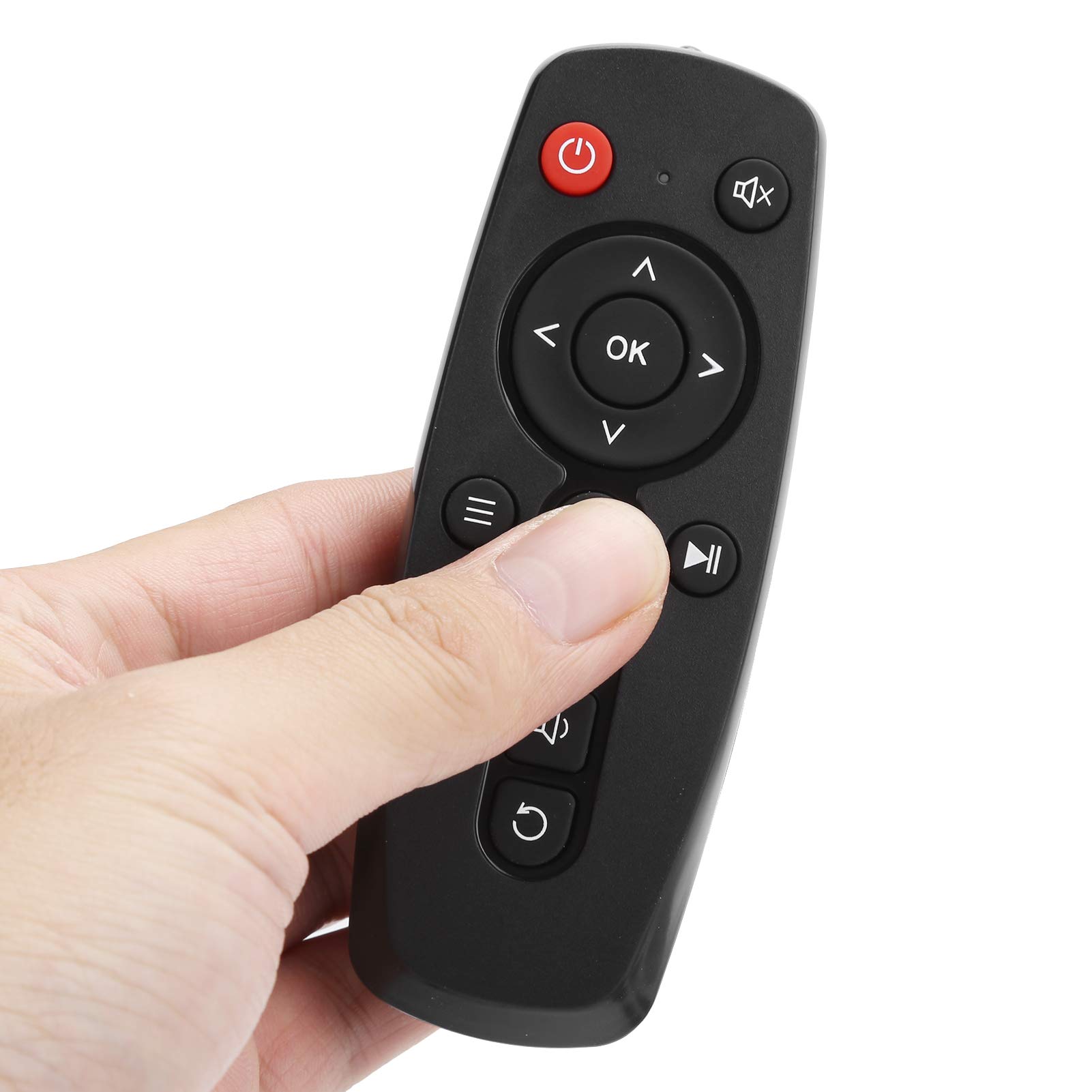 Videoproiettore 1920x1080p Portatile, Mini Proiettore Home Theater HD con Luce LED per Smartphone/PC/TVBox/Laptop / (Spina europea 100‑240 V)