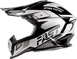 Capacete Motocross Fast Tech Limited Edition 56 Branco/Cinza 56