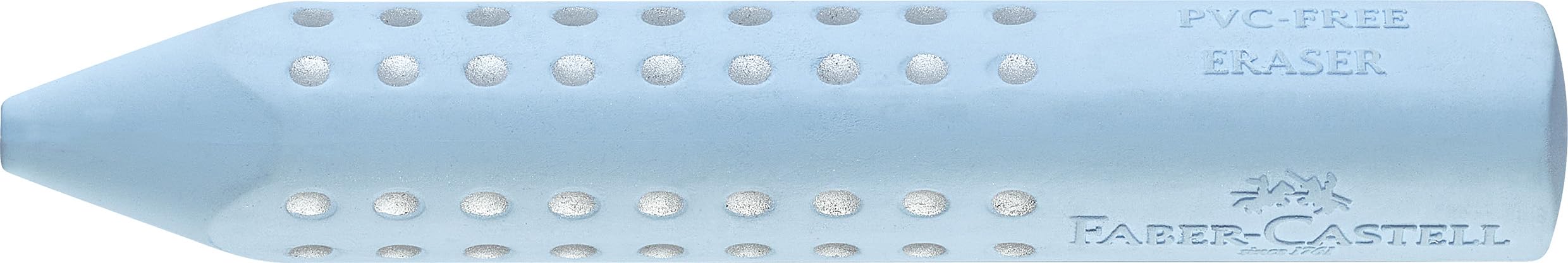 Faber-Castell Dreieckradierer Grip 2001 (Sky Blue, 1 Stück)