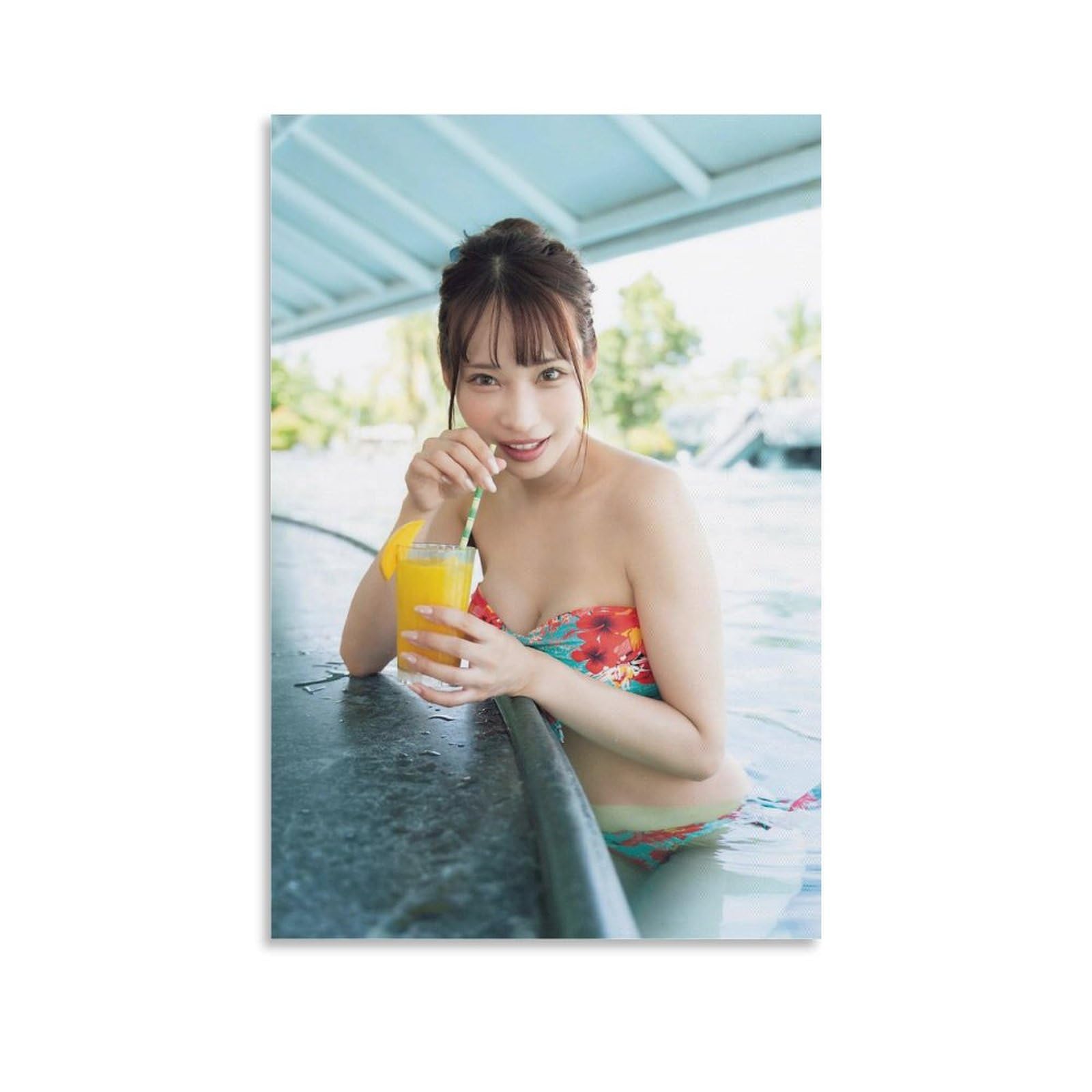 Amazon.co.jp: 大野真依 キャンバスアートポスター 水着写真ポスター