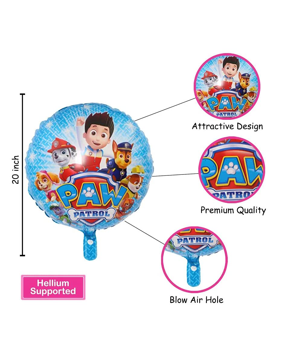 HIGHLAND 5 Pc Paw Patrol Birthday Balloons – Paw Patrol Birthday