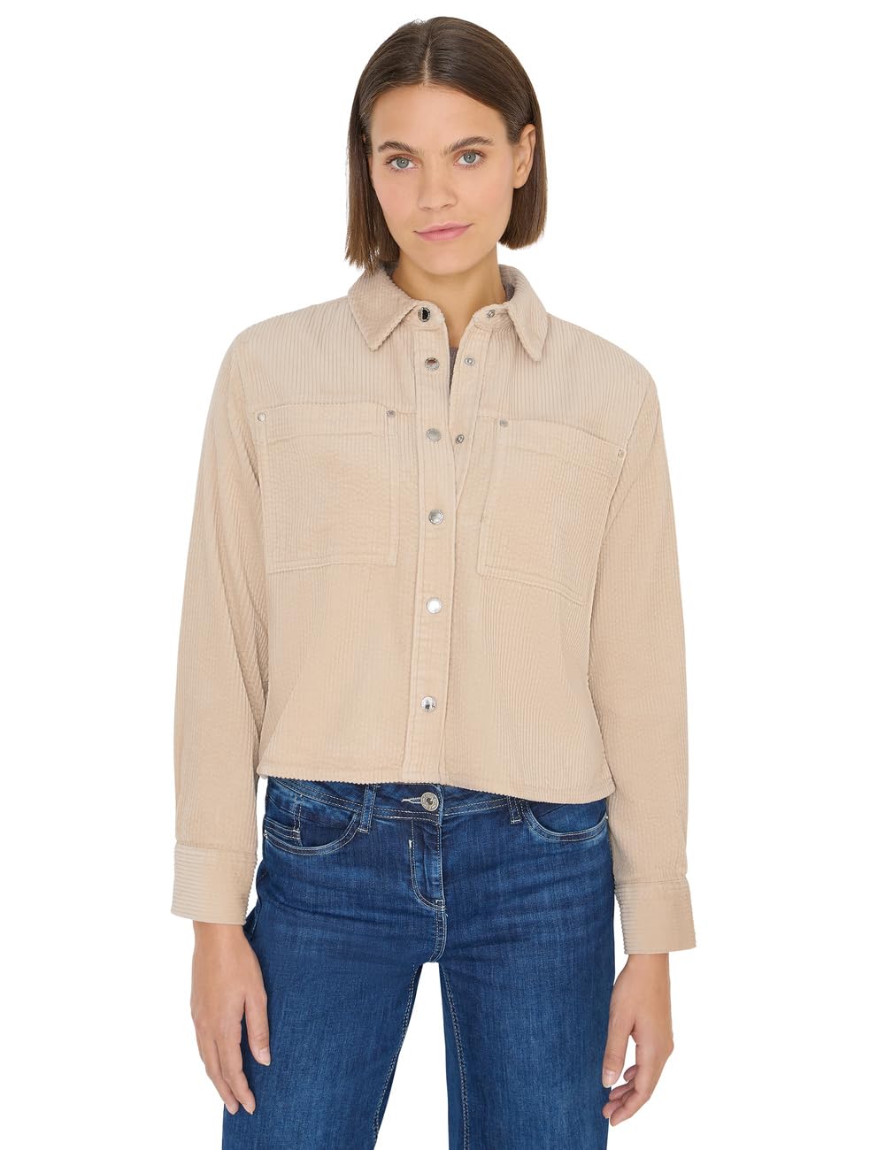 Cecil Damen Sportive Cord-Jacke