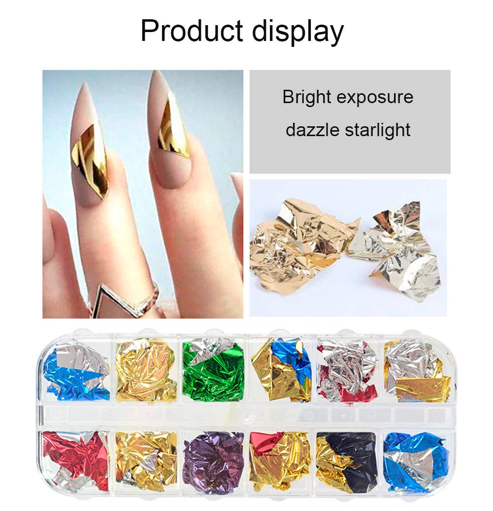3 Boxen Nagel-Pailletten Mix – Holografisch, Abalone-Fragmente, Für Nail Art DIY