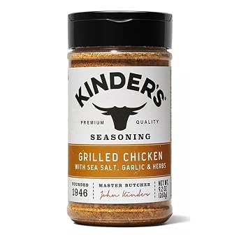 Kndrs Grilled Chicken Seasoning with Sea Salt, Garlic & Herbs, 9.2 oz