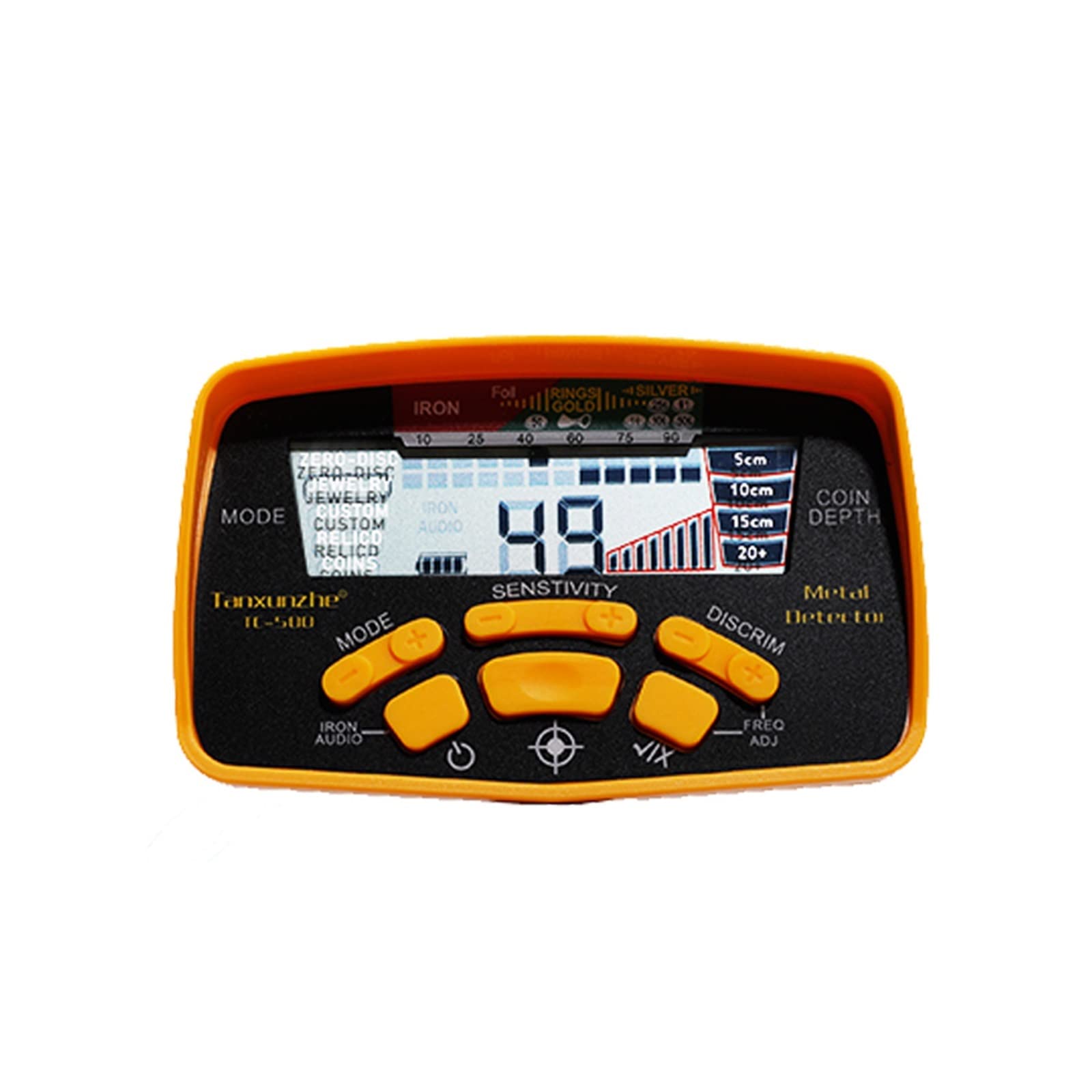 Détecteur métaux avec écran LCD pour chasseur de trésor et chercheur d'or