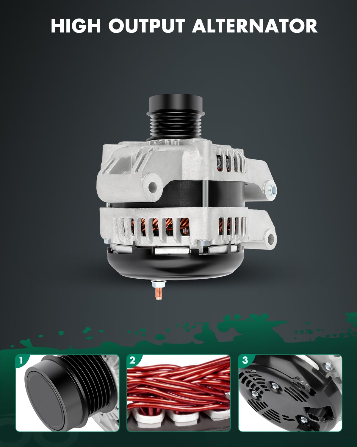 Amazon.com: SCITOO 11592 Alternator 12V 220A fit for Dodge for