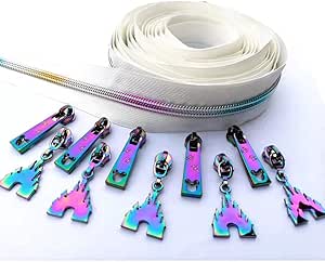 10 Cremalleras De Bobina De Nailon De 7 Pulgadas A Granel Para