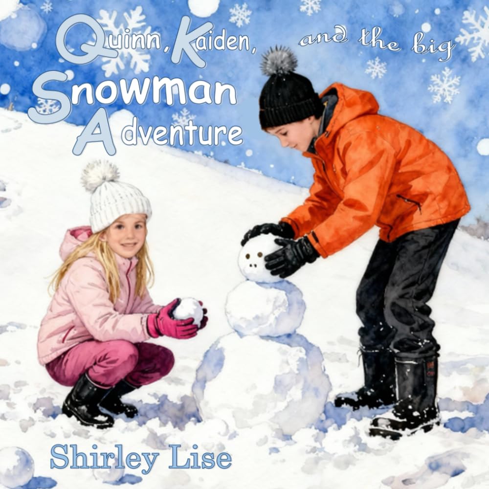 Quinn, Kaiden, And The Big Snowman Adventure