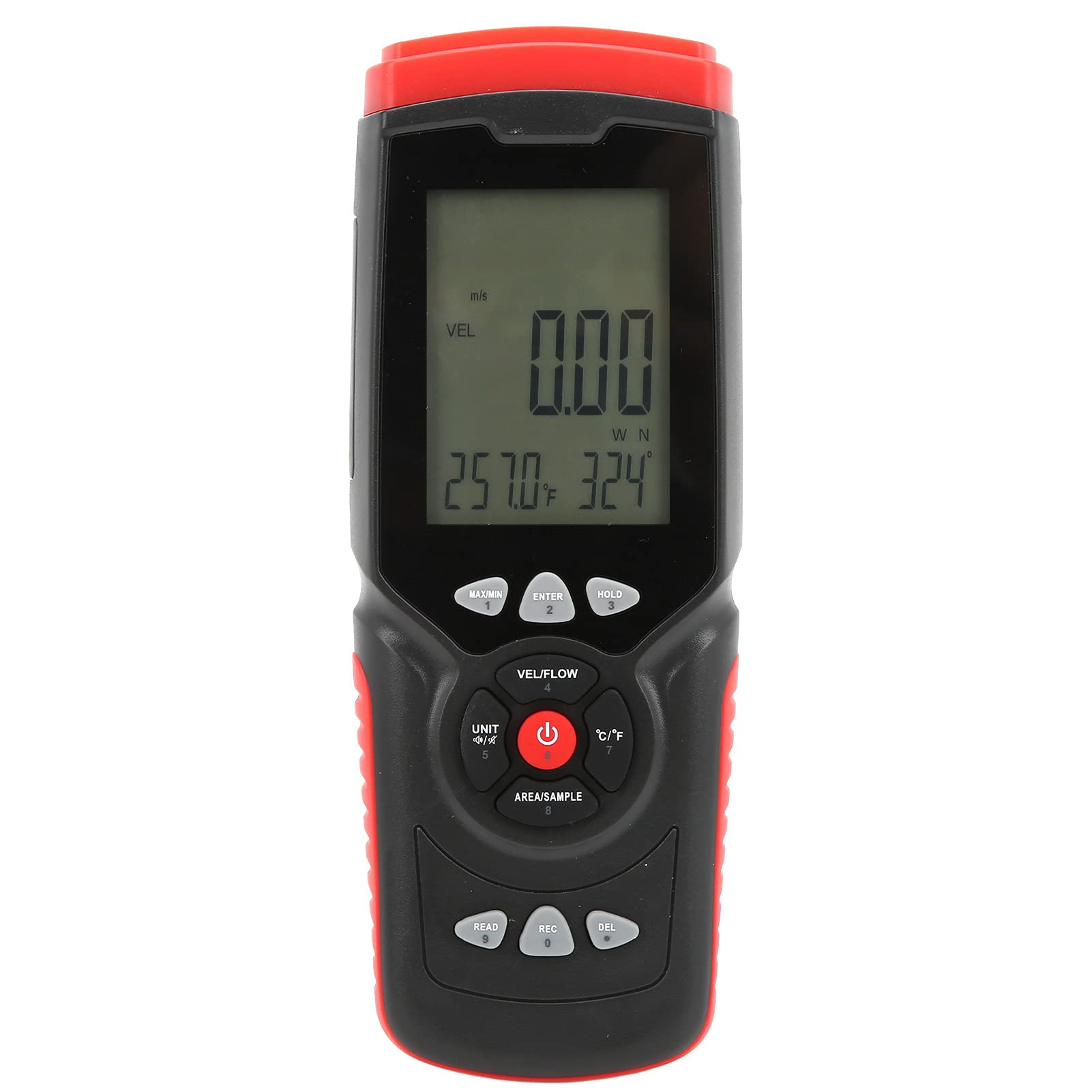 8907 Digital Anemometer Wind Speed Volume Temperature Meter Tester