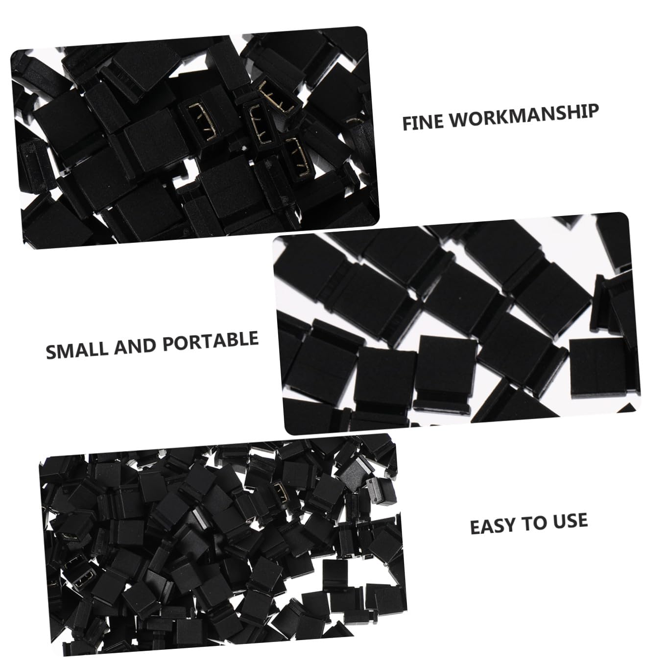 Générique 3 Ensembles Casquette De Planches Fils D'essai Câbles Extracteurs Fils De Souder Connecteurs Porte-stylo Pour Cahier Doubler Bloc Black Plastique 1000 Pièces * 3